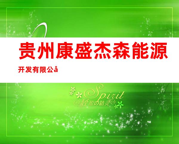 贵州康盛杰森能源开发有限公司